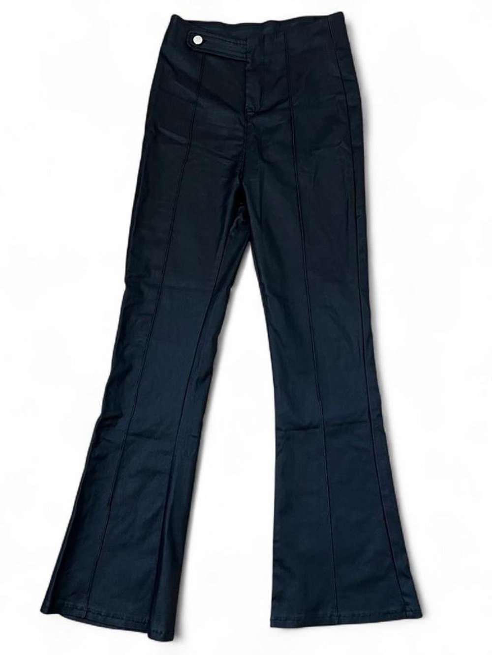 Y2K Black High-Waist Flared Pants